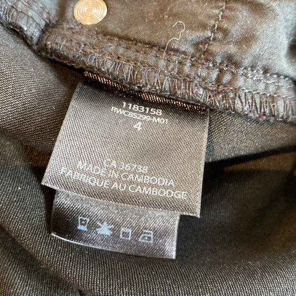 Reaction Kenneth Cole, ladies black denim in size 4. Lots of stretch. - Picture 5 of 8